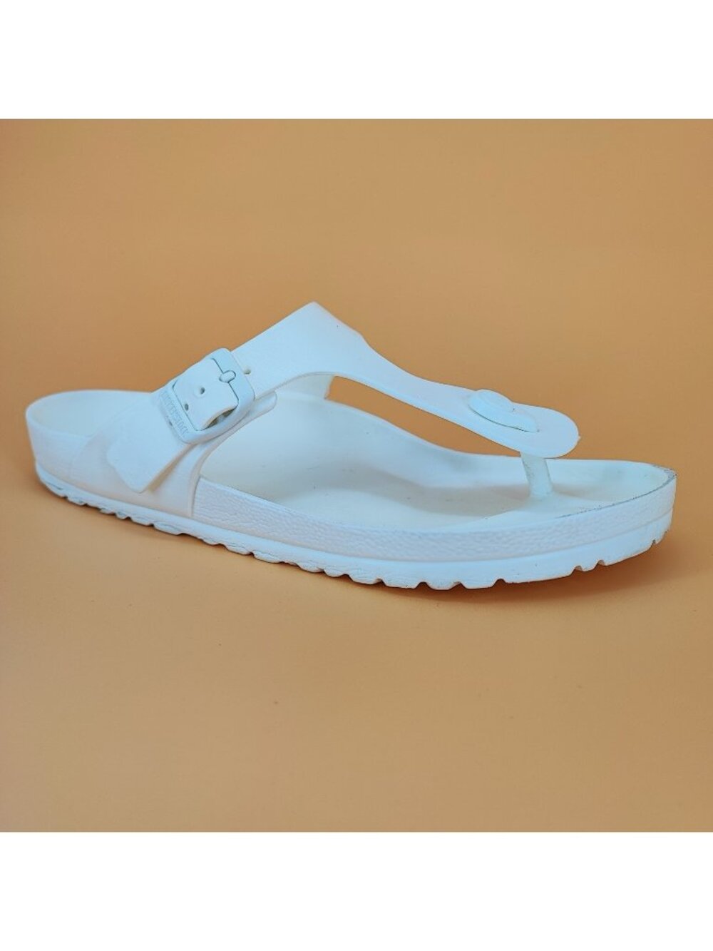 Birkenstock Gizeh Women's Size 10 US Sandals EVA White Thong Flat